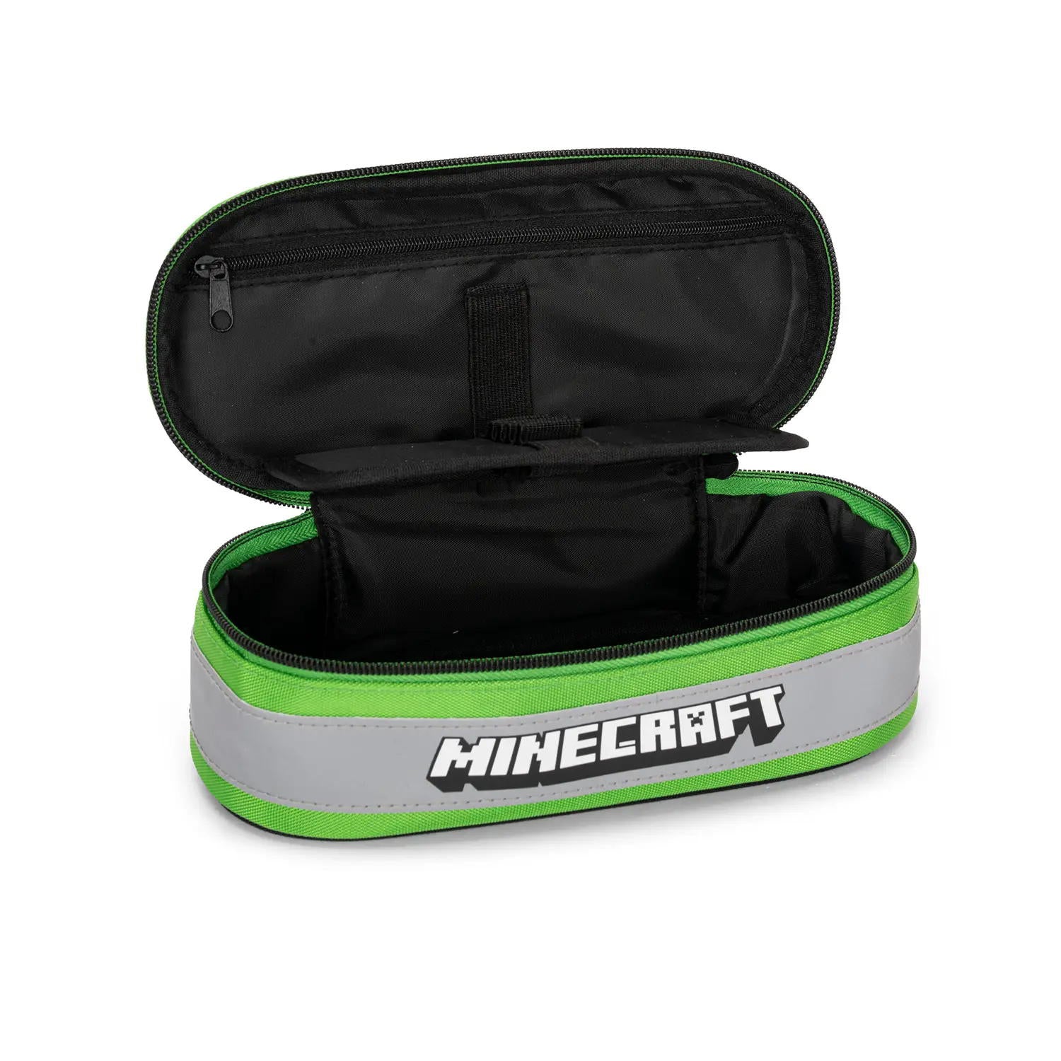 FC PANINI - Astuccio Ovale Minecraft Verde